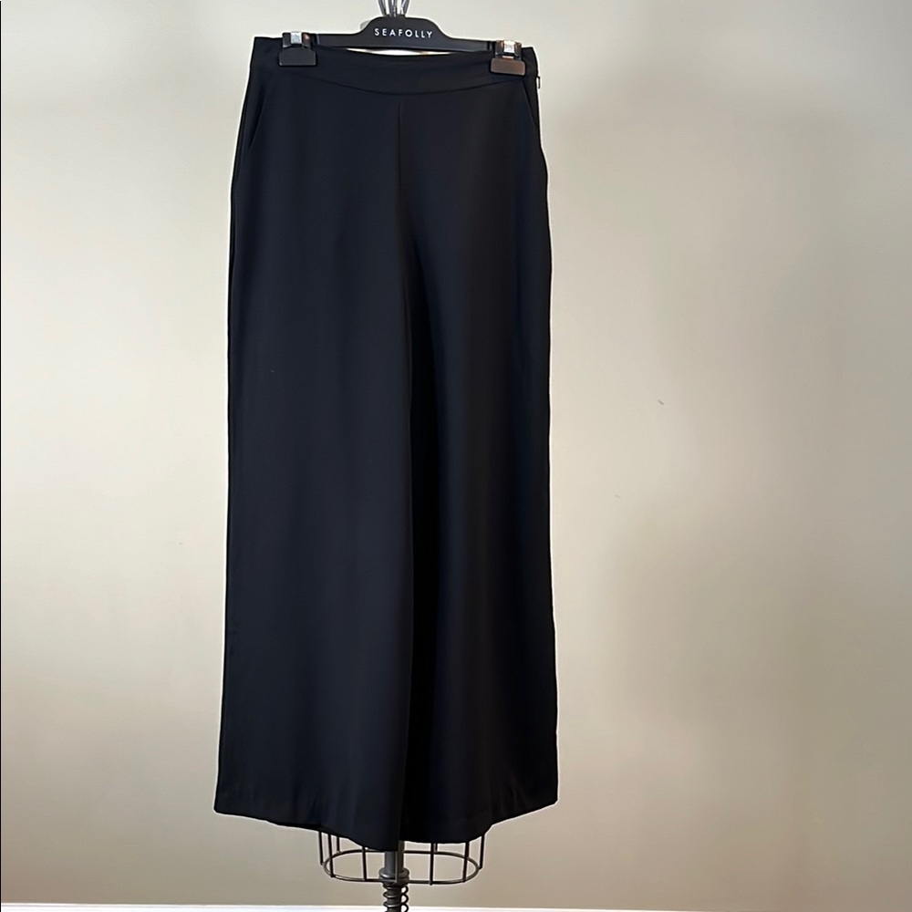 Guess Black Wide-Leg Pants